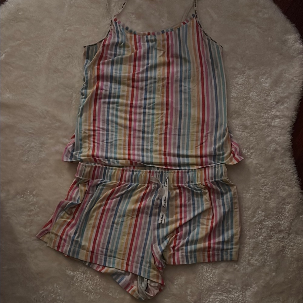 Calvin Klein Striped Pajamas